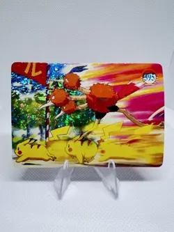 Pokemon Vintage Pocket Monsters Vending HOLO Prism Sticker 1999 Nintendo Japan - Image 1