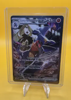 Pokemon TCG Cynthia's Garchomp SIR EX 232/182 Destined Rivals Mint - Image 1