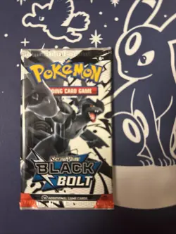 🔥 Pokemon TCG Black Bolt Booster Pack Scarlet And Violet NEW SEALED - Image 1