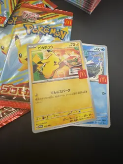 X4 SEALED 2025 McDonald’s Japanese Pokemon Promo Pack Pikachu 020/M-P US SELLER - Image 4