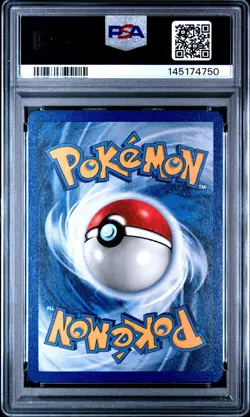 1999 POKEMON FOSSIL #60 GAMBLER PSA 8 - Image 2