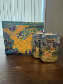 Pokemon TCG Mega Evolution Ascended Heroes Elite Trainer Box ETB & 2 Mini Tins - Image 1