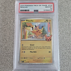 PSA 10 2024 POKEMON TRICK OR TRADE #018 PIKACHU FREE SHIPPING - Image 2