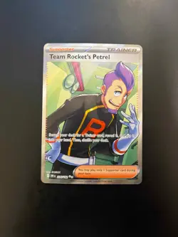 Team Rocket's Petrel 226/182 - Destined Rivals Ultra Rare Pokemon TCG NM - Image 3
