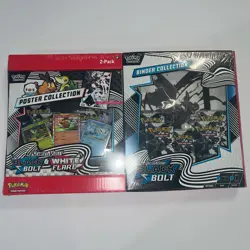 Pokemon Black Bolt & White Flare Binder + Poster Collection Sam's Club Bundles - Image 1