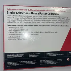 Pokemon Black Bolt & White Flare Binder + Poster Collection Sam's Club Bundles - Image 3