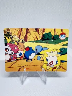 Pokemon Vintage Pocket Monsters Vending HOLO Prism Sticker 1999 Nintendo Japan - Image 2