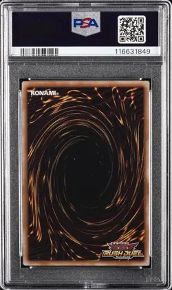 2024 YU-GI-OH! RUSH DUEL JPN OVER RUSH RARE SEVENS ROAD CHARM WITCH PSA 10 - Image 2