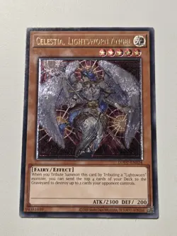 Celestia, Lightsworn Angel (UTR) LODT-EN024 EURO Ultimate Rare Yugioh Unlimited - Image 2