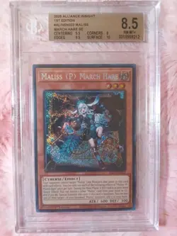 YU-GI-OH! MALISS P MARCH HARE BGS 8.5 NM-MT+ ALLIANCE INSIGHT #ALIN-EN023 PSA - Image 1