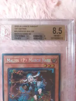 YU-GI-OH! MALISS P MARCH HARE BGS 8.5 NM-MT+ ALLIANCE INSIGHT #ALIN-EN023 PSA - Image 3
