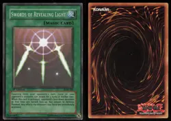 Swords of Revealing Light LOB-101 Super Rare 1st Edition GLOSSY YU-GI-OH - Image 3