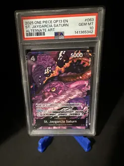 2025 One Piece OP13-Carrying On His Will ST Jaygarcia Saturn #083 Alt Art - Image 1