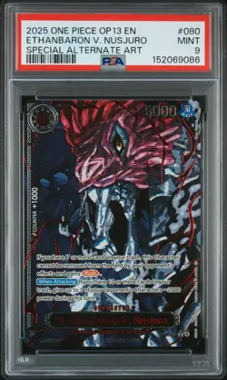 2025 ONE PIECE CARRYING ON HIS WILL SPECIAL AA ST. ETHANBARON V. NUSJURO PSA 9 - Image 1
