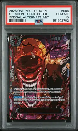 2025 ONE PIECE CARRYING ON HIS WILL SPECIAL ALT ART ST. SHEPHERD JU PETER PSA 10 - Image 1