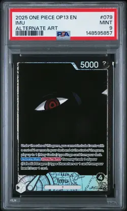 2025 ONE PIECE OP13-CARRYING ON HIS WILL ALTERNATE ART #079 IMU PSA 9 - Image 1