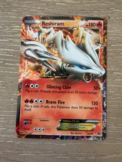 Pokemon Card Reshiram EX Holo Ultra Rare Next Destinies #22 NM - Image 1