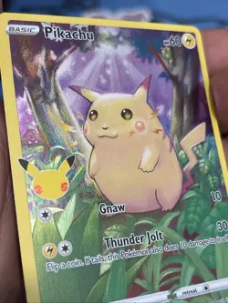 Pokemon TCG Celebrations Pikachu Holo Rare Card 005/025 25th Anniversary Edition - Image 4