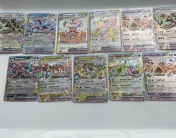 Tera Pokemon Ultra Rare ONLY Rainbow Borders Lot of 11 NM Cards - Image 1