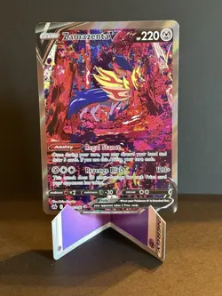 Zamazenta V GG54/GG70 Full Art Crown Zenith Pokemon Card Near Mint Holo - Image 1