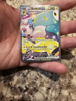 Iono's Bellibolt EX 183/159 Journey Together Single Raw Card Pokemon - Image 1