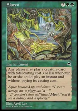 MTG English Aluren Medium Play Normal Tempest - Image 1