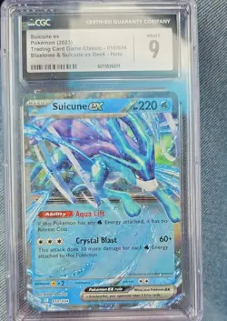 Suicune ex 010/034 Trading Card Game Classic Holo - Image 1