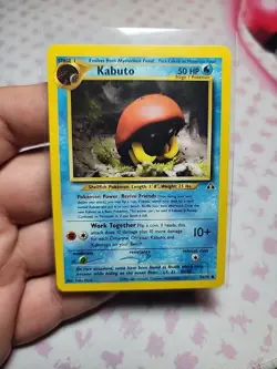 Kabuto 56/75 Yuka Morii Common Neo Discovery Pokemon Card - Image 1