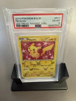 Pokemon Pikachu TCG Holo Card RC7/RC25 Legendary Treasures Radiant Collection - Image 1