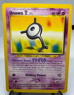 Vintage Pokemon Card Unown Y Neo Revelation - Image 1