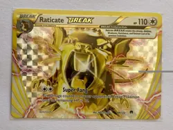 Raticate Break 89/122 - Ultra Rare Holo - Breakpoint - Pokemon Card - NM - 1¢ - Image 1