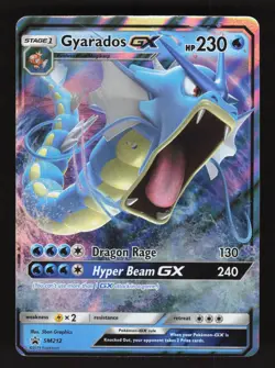 Gyarados GX SM212 Pokemon Hidden Fates Promo Holo Full Art Card - Image 1