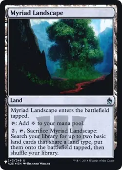 Myriad Landscape -Foil Light Play MTG - Image 1