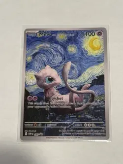 Pokemon Art Series Card 085 Mew with The Starry Night - Image 1