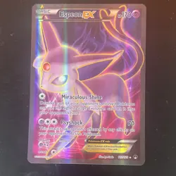Pokemon Espeon EX Breakpoint Full Art Ultra Rare Holo 117/122 English Card - Image 3