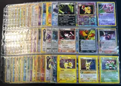 Lot of 135 ALL HOLO Vintage Pokemon Card Binder Collection - Image 1