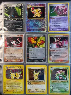 Lot of 135 ALL HOLO Vintage Pokemon Card Binder Collection - Image 2