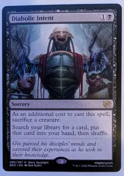 Diabolic Intent BRO #89 Regular NM - Image 1