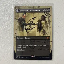 Decorum Dissertation (Borderless) 0292 - Secrets of Strixhaven SOS - NM/M MTG - Image 1