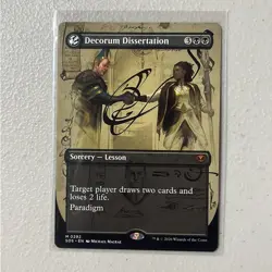 Decorum Dissertation (Borderless) 0292 - Secrets of Strixhaven SOS - NM/M MTG - Image 2