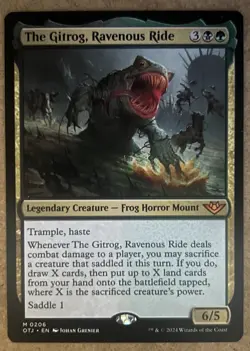 The Gitrog, Ravenous Ride - Outlaws of Thunder Junction - NM MTG - Image 1