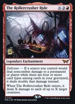 The Rollercrusher Ride * Prerelease FOIL * - DSK Duskmourn: House of Horror - Image 1