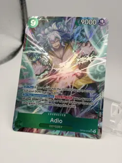 • Adio • OP09-023 SR Alt Art Parallel Emperors in the New World One Piece TCG NM - Image 3