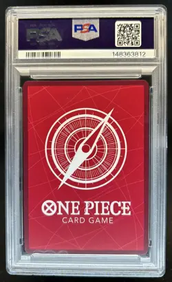 2025 One Piece Carrying On His Will Portgas D. Ace Leader Alt Art OP13-002 PSA 9 - Image 2