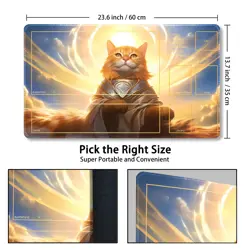 Playmat for MTG, with Free Storage Bags,Game Mat 24 x 14 inches, TCG and Boar... - Image 3