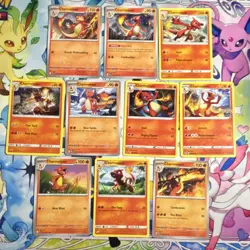 Pokemon Charmeleon 10 Card Lot - Non-holo - Image 1