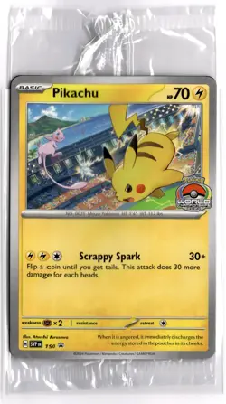 Pikachu 190 SV: Scarlet & Violet Promo Cards NM SEALED - Image 1