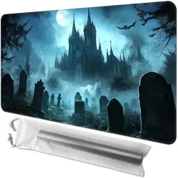 Card Game Playmat for MTG & TCG, 24x14 inch Non-Slip Magic Playmat, Durable R... - Image 1