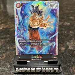 Son Goku FB04-129 Secret Rare Foil Dragon Ball Super Card Game Fusion World | NM - Image 1