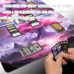 Premium Board Game 24x14in TCG Playmat Compatible for OCG CCG RPG MTG Play Ma... - Image 4